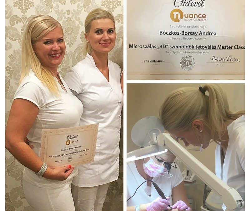 Microszálas „3D” szemöldöktetoválás Master Class
